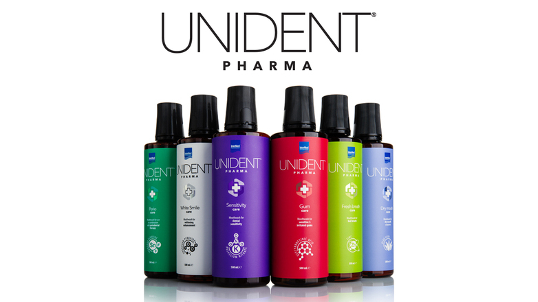 Νέα σειρά UNIDENT PHARMA Care Mouthwashes από την InterMed