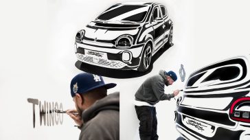 RENAULT: Δείτε πως μεταμορφώθηκε σε σκίτσο το νέο Twingo E Tech Electric