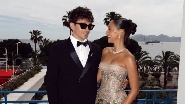 Η άκρως εντυπωσιακή εμφάνιση του Charles Leclerc με τη σύζυγό του στις Κάννες!