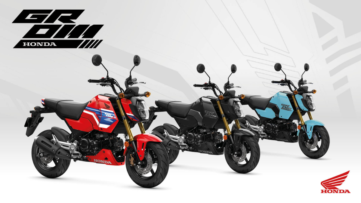 Νέα χρώματα για το Honda Grom MSX125