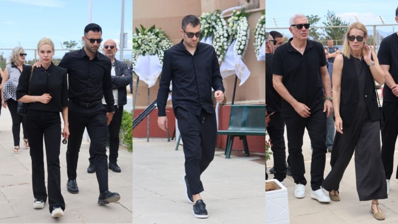 Κηδεία Γωγώς Μαστροκώστα: Οι πρώην συμπαίκτες του Τραϊανού Δέλλα στο πλευρό του στο τελευταίο αντίο Κηδεία Γωγώς Μαστροκώστα: Οι πρώην συμπαίκτες του Τραϊανού Δέλλα στο πλευρό του στο τελευταίο αντίο