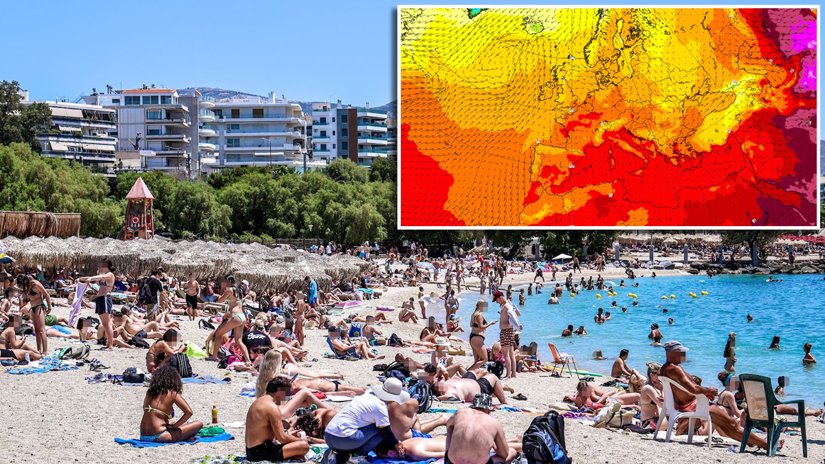 Ο καύσωνας που σαρώνει την Ευρώπη κινείται προς την Ελλάδα