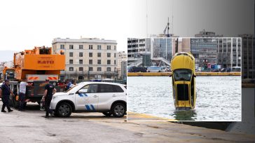 Τραγωδία στον Πειραιά: Νεκρός ανασύρθηκε ο οδηγός ταξί, που έπεσε με το όχημά του στο λιμάνι