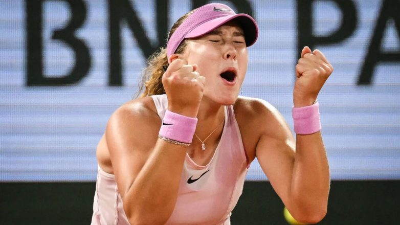 Η Αντρέεβα στον τελικό του Roland Garros