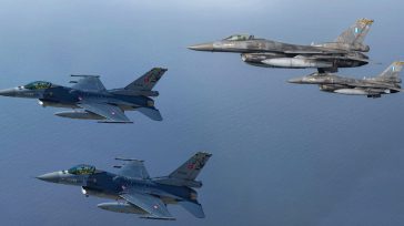 Εμπλοκή ελληνικών και τουρκικών F-16 πάνω από το Αιγαίο