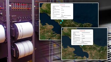 Ισχυροί σεισμοί 5,2 και 4,8 Ρίχτερ στη Εύβοια