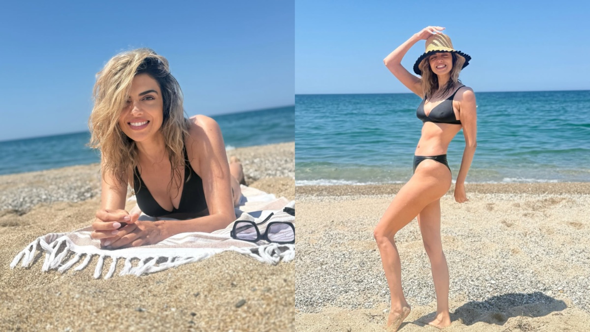 Νίκη Λάμη: Οι πρώτες βουτιές στη θάλασσα με μαύρο μπικίνι – 