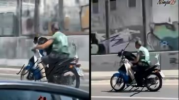 Αδιανόητο: Στην Εθνική οδό με τέρμα γκάζι και τον σκύλο στο τιμόνι (Βίντεο)