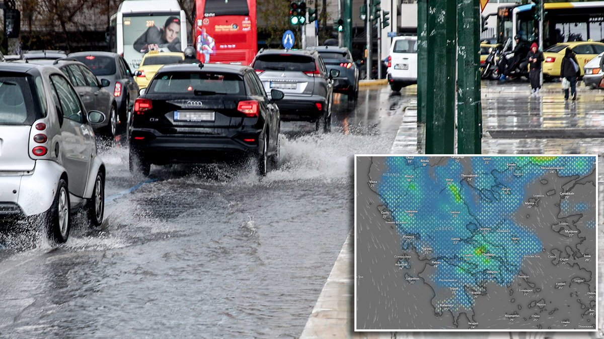 Πλημμύρες σε Μενίδι και Λιόσια – Nέο κύμα κακοκαιρίας το Σάββατο