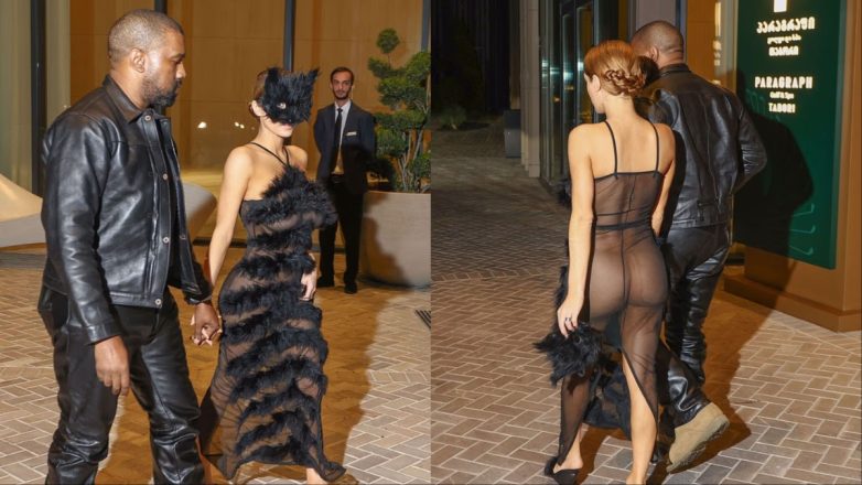 Bianca Censori: Η νέα γυμνή εμφάνιση με διάφανο φόρεμα χωρίς εσώρουχο στο πλευρό του Kanye West