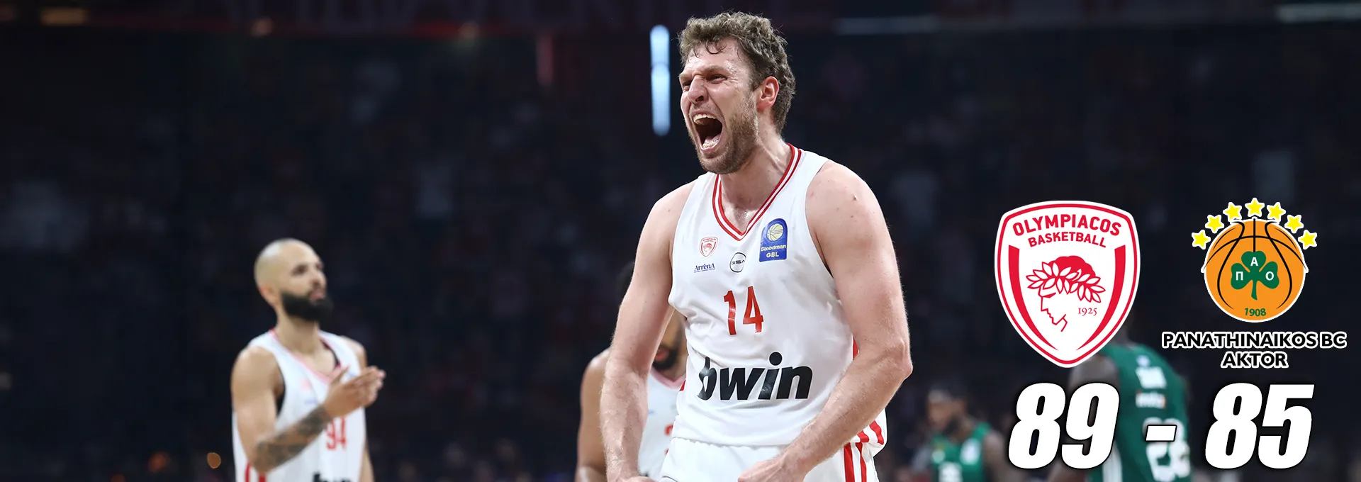 Πρωταθλητής Ελλάδας ο Ολυμπιακός, 89-85 τον Παναθηναϊκό