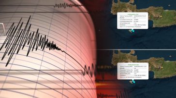 Κρήτη: Διπλός σεισμός 5,3 και 4,6 Ρίχτερ κοντά στη Γαύδο