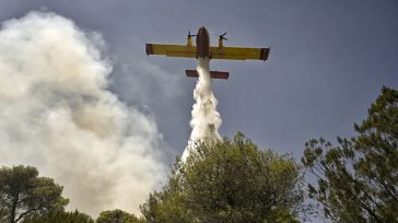 Φωτιά στο Μέγα Δέρειο Έβρου
