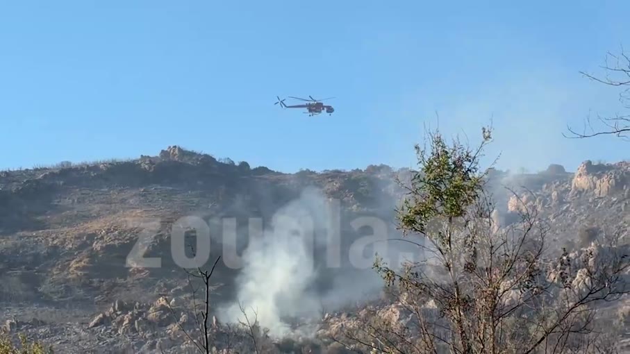 Βελτιωμένη η εικόνα της πυρκαγιάς στο Ακραίφνιο Βοιωτίας