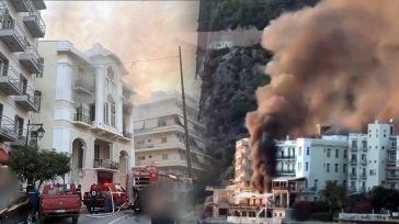Φωτιά σε εγκαταλελειμμένο ξενοδοχείο στο Λουτράκι
