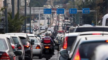 Αυξημένη κίνηση στον Κηφισό μετά από καραμπόλα 5 οχημάτων