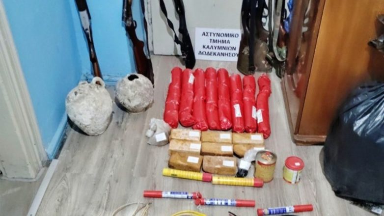 Κάλυμνος: Συνελήφθη 41χρονος για κατοχή εκρηκτικών και αρχαίων