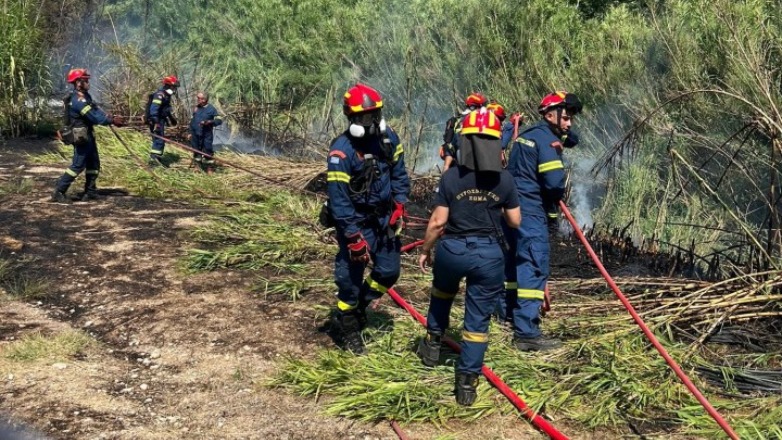 Ρόδος: Πυρκαγιά στην περιοχή του Καλαμώνα
