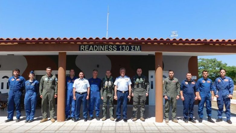Επίσκεψη αρχηγού ΓΕΑ στην 130 Σμηναρχία Μάχης στη Λήμνο