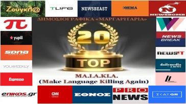 «Top-20»: Τα καλύτερα-χειρότερα «μαργαριτάρια» στο Ελληνικό Δημοσιογραφικό Διαδίκτυο (εβδομάδα 48η)