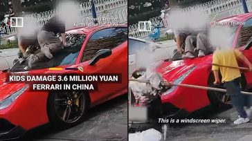 Πάρκαρε τη Ferrari του και όταν γύρισε τη βρήκε… παιδική χαρά – Στα δικαστήρια οι γονείς τεσσάρων παιδιών (Βίντεο)