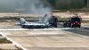 Το F-16 της Πολεμικής Αεροπορίας φλέγεται στη Ζάκυνθο