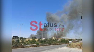 Πυρκαγιά σε εξέλιξη στα Διαβατά Θεσσαλονίκης – Ήχησε το 112