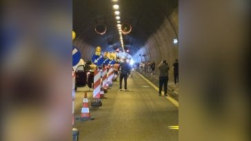 Τροχαίο ατύχημα στα τούνελ της Εγνατίας Οδού