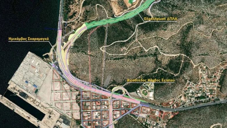 Μπήκαν οι υπογραφές για τον τριπλό κόμβο Σκαραμαγκά Μπήκαν οι υπογραφές για τον τριπλό κόμβο Σκαραμαγκά