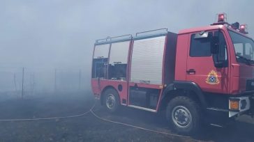 Υπό μερικό έλεγχο η φωτιά στο Ύπατο Θήβας