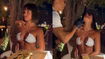 Μαριγκόνα: Η viral στιγμή που ο Νουσρέτ την ταΐζει στο στόμα στο εστιατόριό του στη Μύκονο