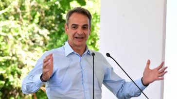Επίσκεψη του Κυριάκου Μητσοτάκη στη Βόρεια Εύβοια