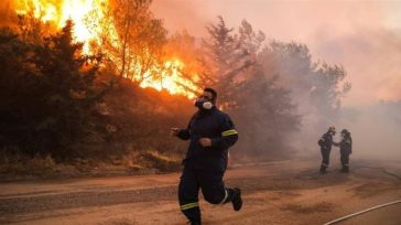 Σε εξέλιξη πυρκαγιά στο Γύθειο