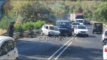 Χανιά: Στο νοσοκομείο ο 19χρονος μετά από τροχαίο