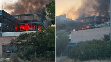 Υπό μερικό έλεγχο η φωτιά σε εγκαταλελειμμένο κτήριο κοντά στο Ολυμπιακό Χωριό
