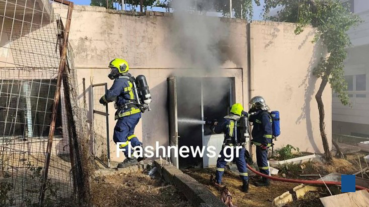 Έκρηξη σε εργαστήριο επισκευής σκαφών στα Χανιά