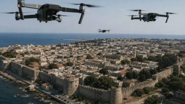 Ρόδος: Προσφυγή στην Αρχή Προστασίας Δεδομένων για τη φύλαξη με drones της Μεσαιωνικής Πόλης