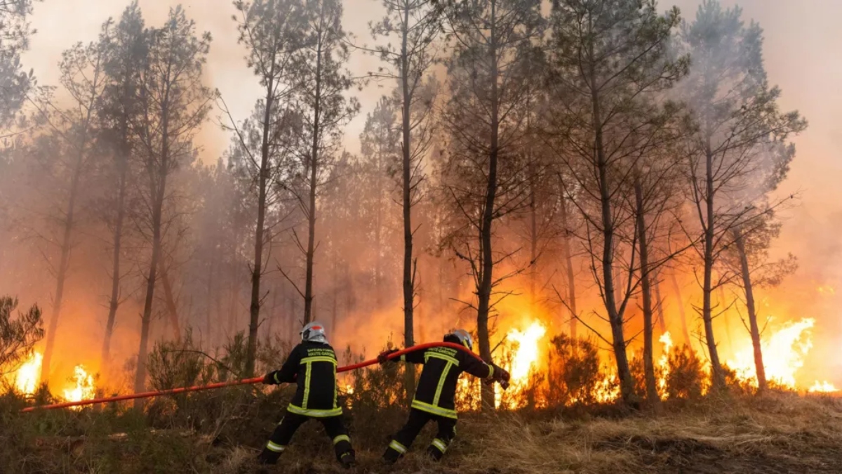 Ανθρωπιστική κρίση από τις φωτιές σε Γαλλία και Ισπανία