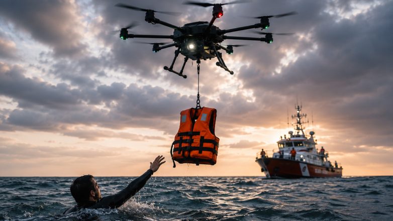 Drones στη διάσωση: Έλληνας ερευνητής στη Δανία σχεδιάζει drone για τη διάσωση ναυαγών