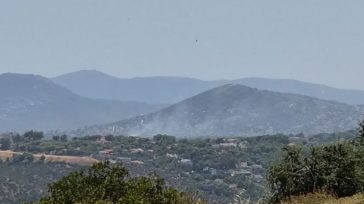 Φωτιά στην Αρτέμιδα, κοντά στο Δημαρχείο