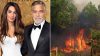 Φωτιές στη Γαλλία: Εκκενώθηκε το σπίτι του George Clooney