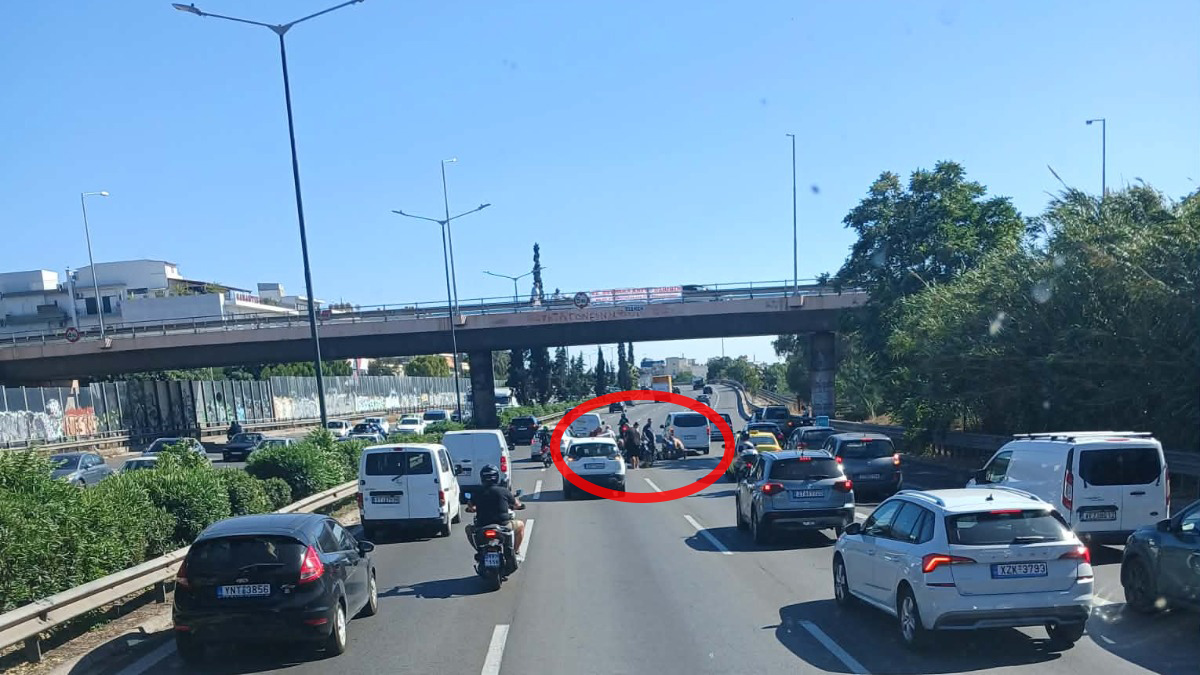 Τροχαίο στον Κηφισό στο ύψος της Αχαρνών