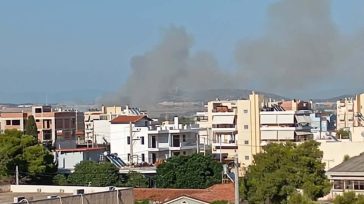Φωτιά στο Κορωπί