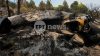 Ψάθα: Φωτογραφικό ντοκουμέντο από το σημείο που συνετρίβη το δεύτερο ελικόπτερο