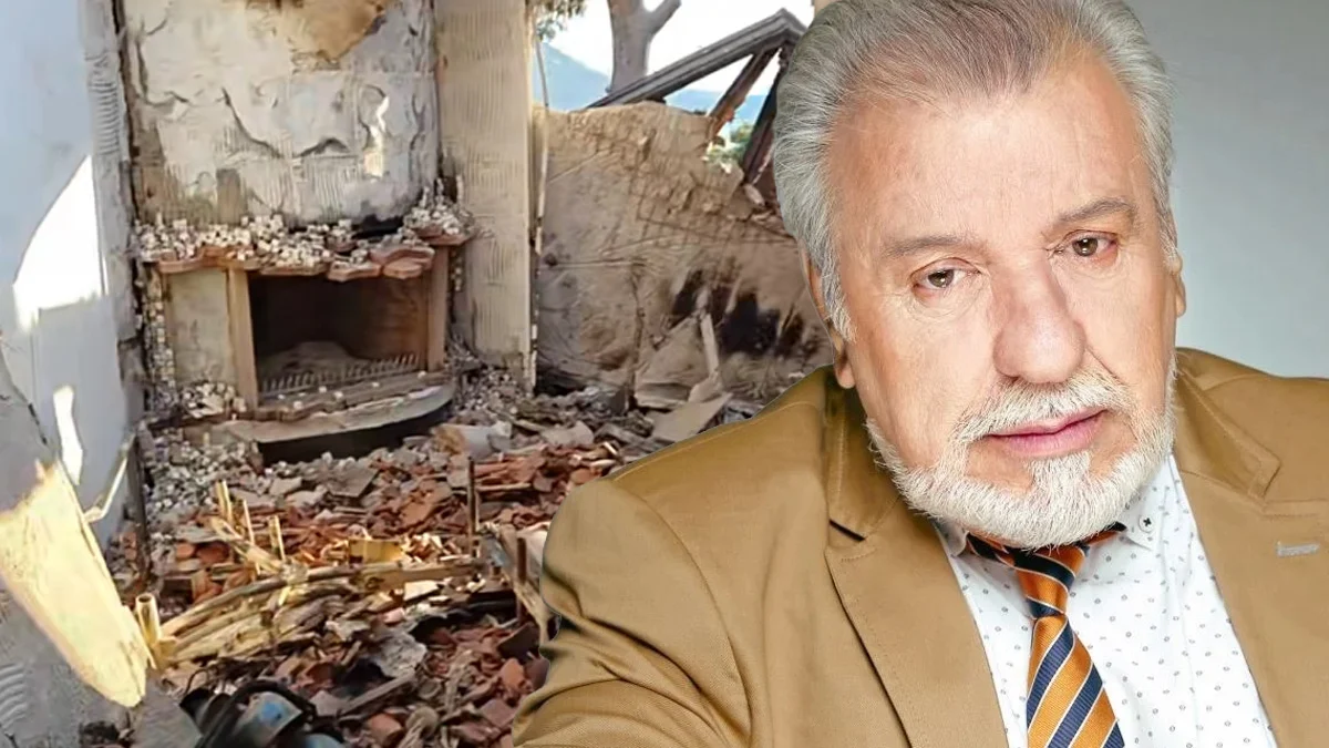 Βίντεο από το σπίτι του Τάσου Χαλκιά που κάηκε