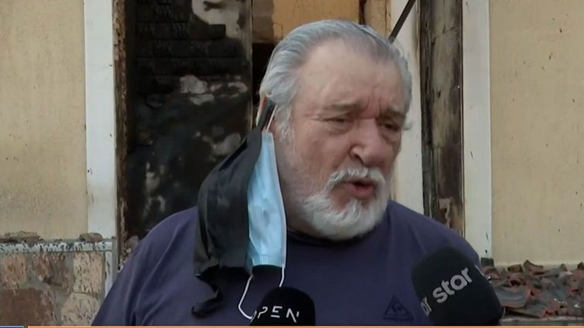 Συντετριμμένος ο Τάσος Χαλκιάς για το σπίτι του που κάηκε στο Πόρτο Γερμενό – «Ο γιος μου εδώ γεννήθηκε..»