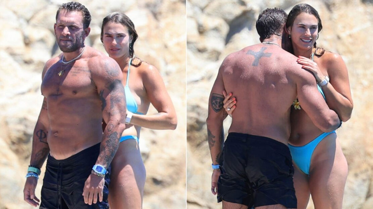 Aryna Sabalenka & Γιώργος Φραγκούλης: Τα ερωτικά τετ α τετ σε απόμερη παραλία στη Μύκονο