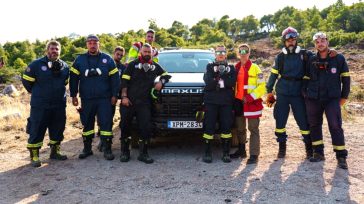Ένα Maxus T60 Max με ειδική κατασκευή για την Επίλεκτη Ομάδα Ειδικών Αποστολών Κοινότητας Βιλίων