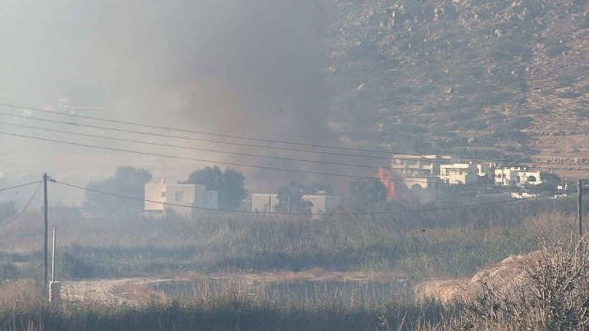 Φωτιά στη Μικρή Βίγλα της Νάξου