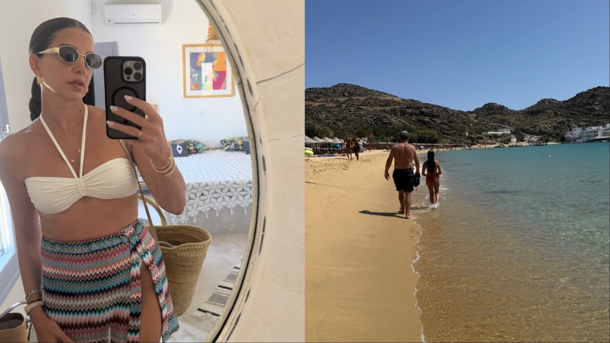 Σταματίνα Τσιμτσιλή: Απολαμβάνει τις καλοκαιρινές διακοπές της στην Πάρο με τον Θέμη Σοφό